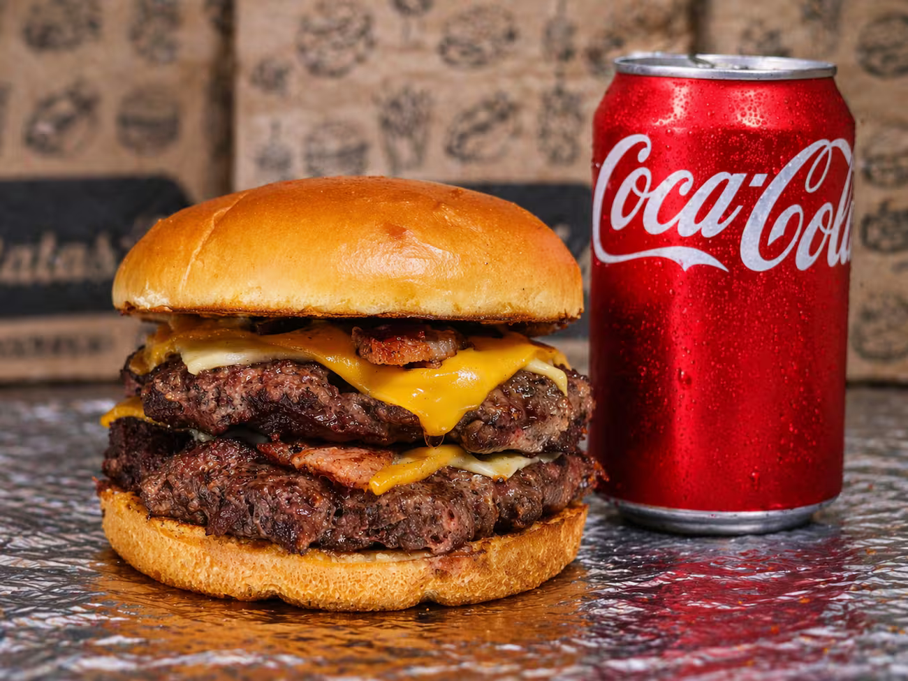COMBO - DOUBLE BURGUER + COCA LATA